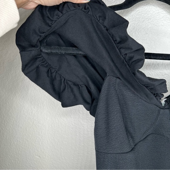 Free People Beach Talia Mini Dress black extra small - Picture 5 of 12